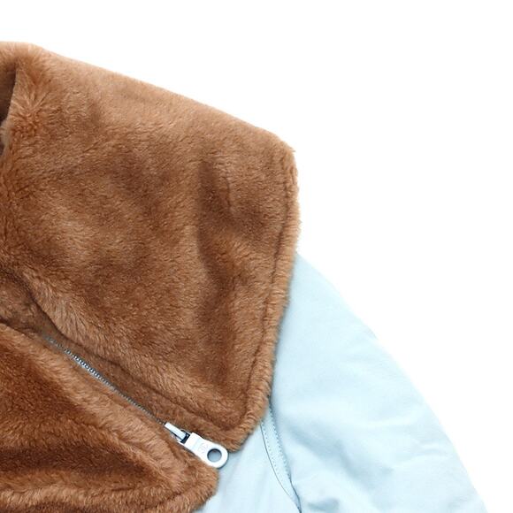 Authentic CHANEL Vintage Sports Line Bomber Jacket 2001 Shawl Blue Ski Snow - Picture 5 of 12